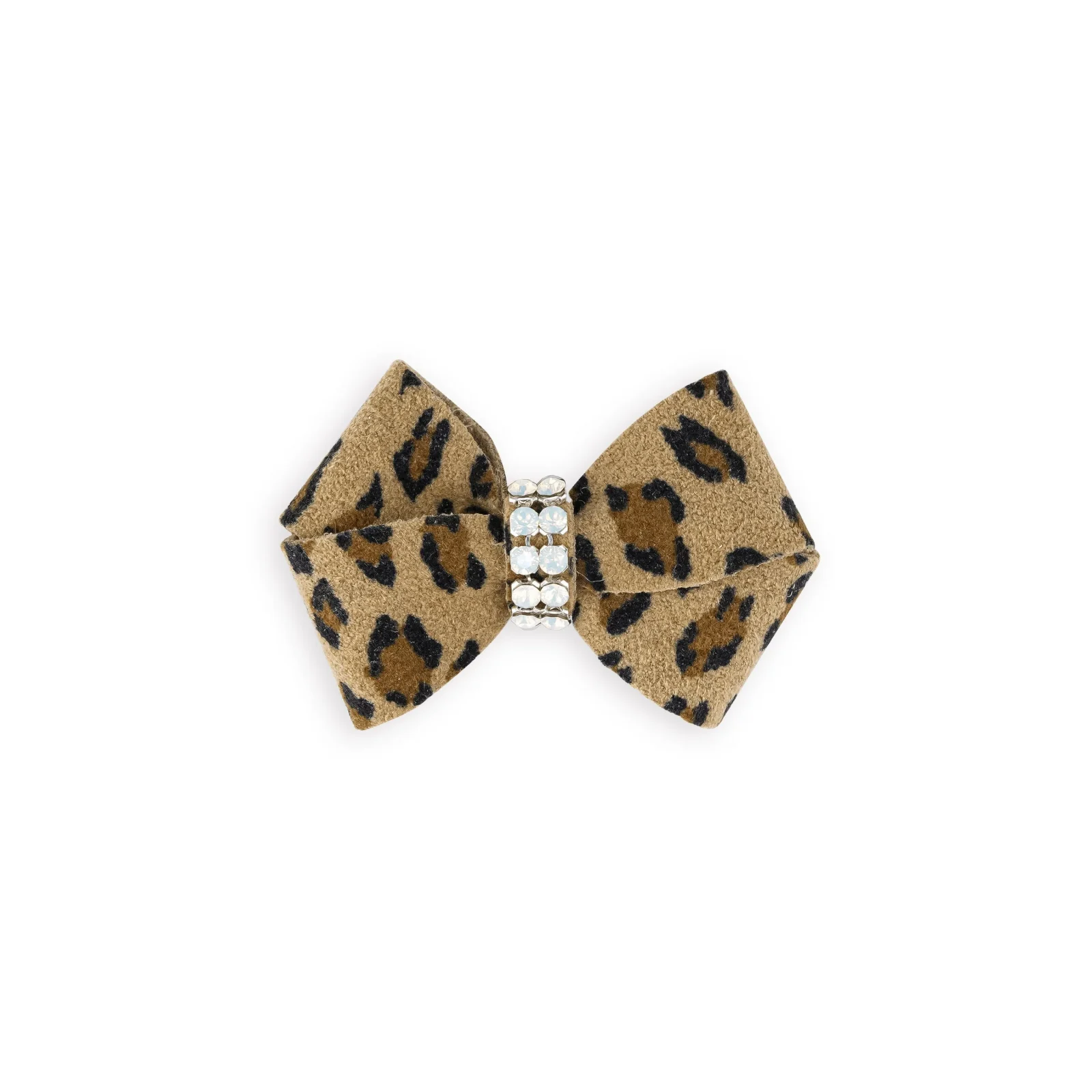 Susan Lanci Pearl Giltmore Nouveau Bow Hair Bow in Cheetah