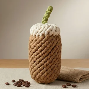 COFFEE ROPE DOG TOY