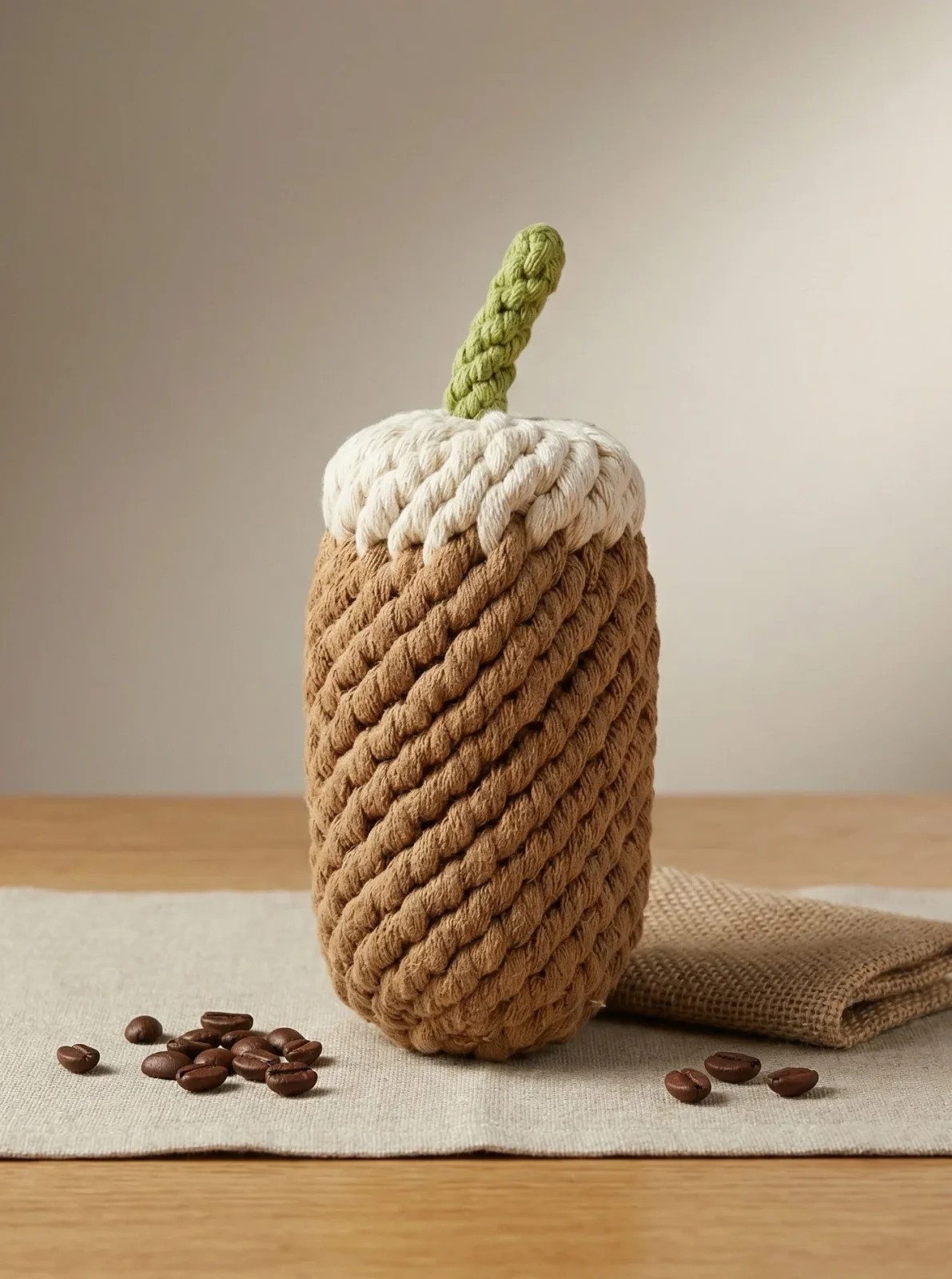 COFFEE ROPE DOG TOY