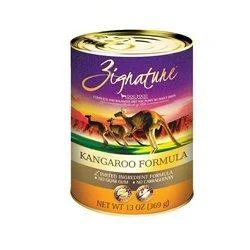 Zignature Kangaroo Formula Canned Dog Food - 12/13 oz Cans - Case of 1