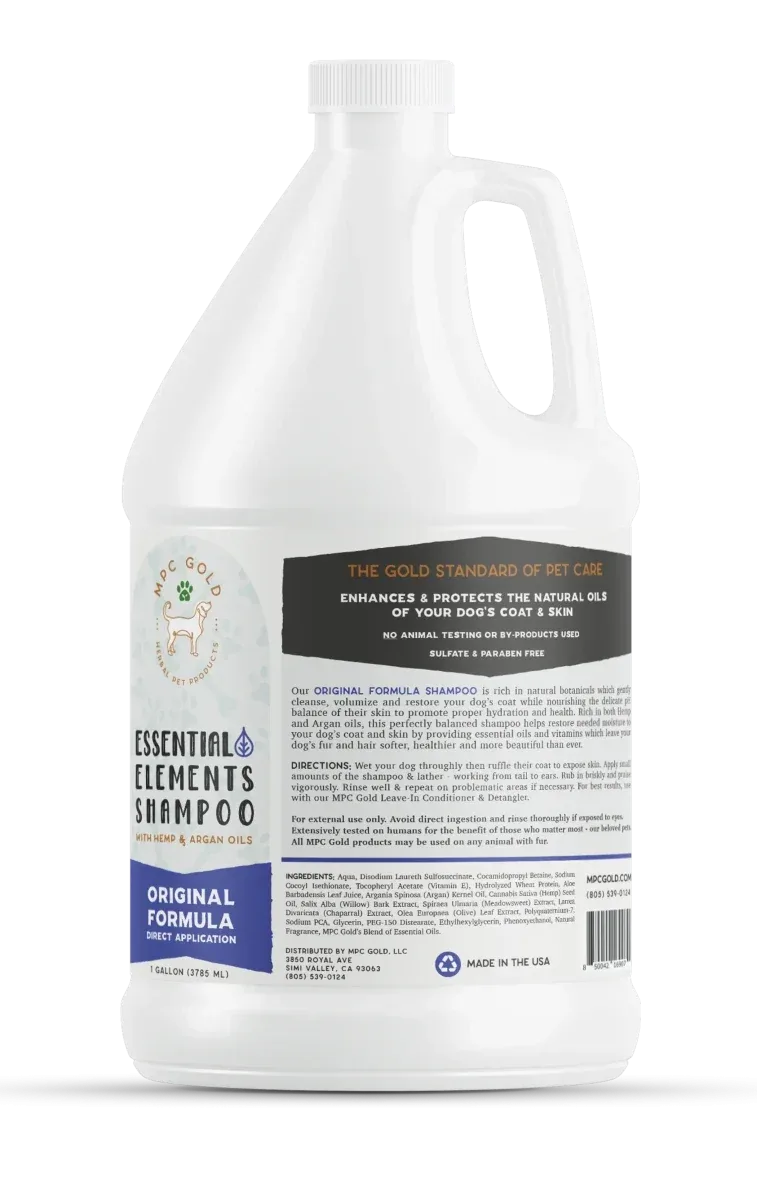 MPC Gold Hemp & Argan Oil Dog Shampoo - 1 gal - Image 2