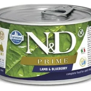 Farmina N&D Prime Lamb & Blueberry Mini Canned Dog Food - 4.9 oz - Case of 6