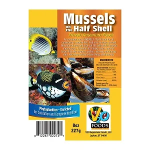 V2O Foods Mussels on the Half Shell Frozen Food