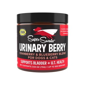 Super Snouts Urinary Berry Cranberry & Blueberry Balanced UT Support for Dogs & Cats