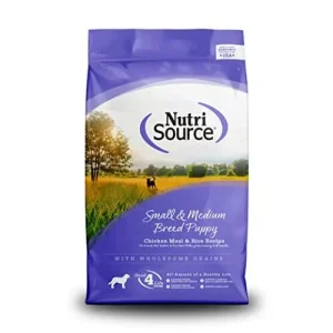 Nutrisource Chicken and Rice with Wholesome Grains Small and Medium Breed Puppy Dry Dog Food