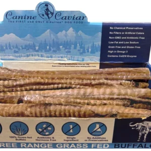 Canine Caviar Buffaroos 12 in box Dog Treats