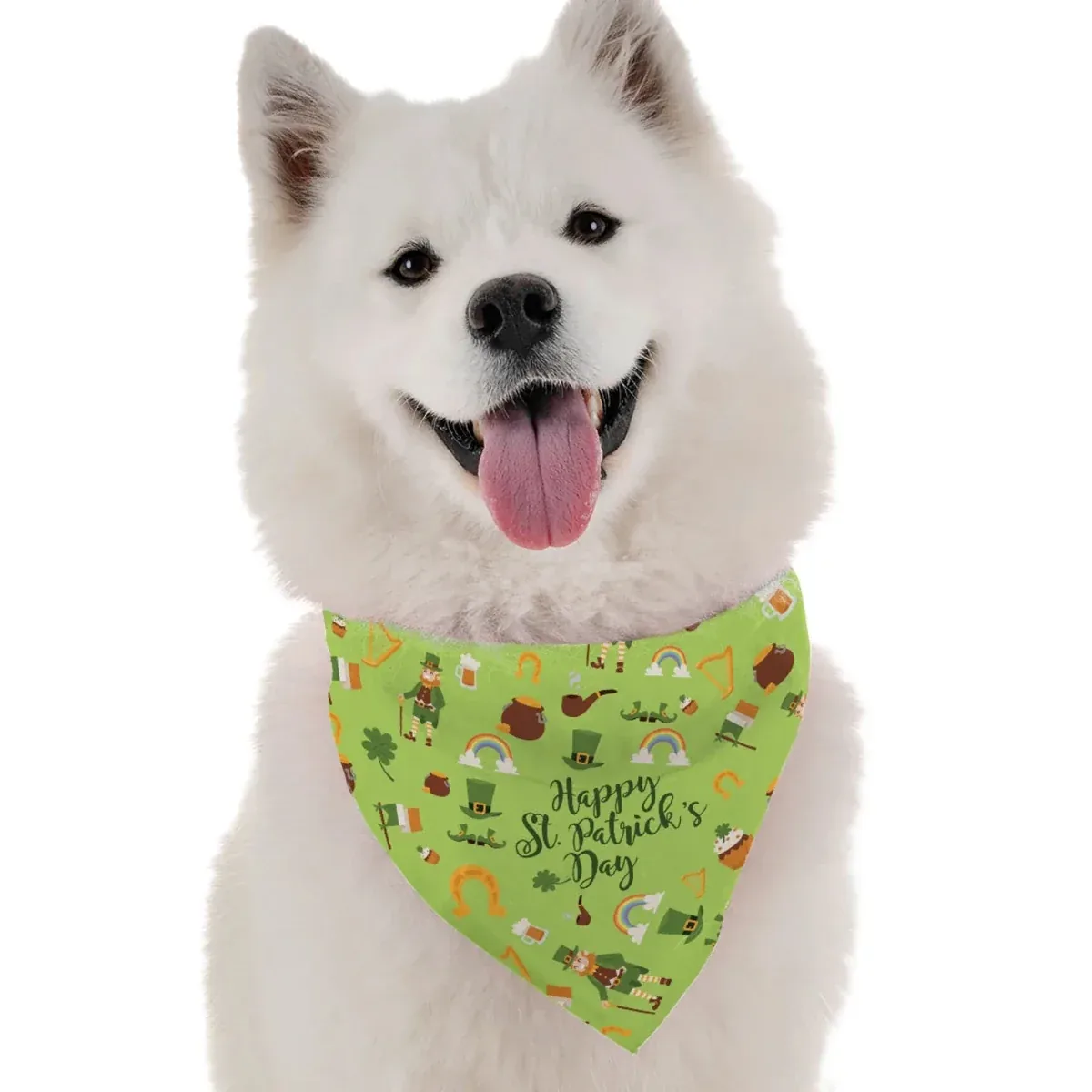 Happy St. Patrick's Day Dog Bandana by BanDoggie - Image 2