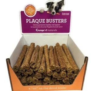 Crumps' Naturals Oyster Plaque Busters Dog Dental Hard Chews - 50 ct BULK