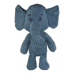 Pawpourri Elephant Plush Toy for Dogs (Blue)