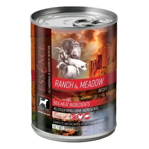 Essence Dog Ranch & Meadow Canned Dog Food - 12/13 oz Cans - Case of 1