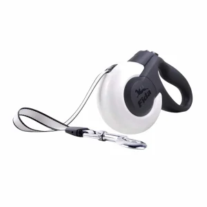 Fida Mars Retractable Leash for Dogs (White)