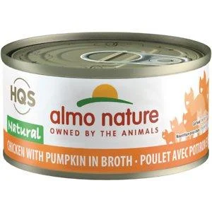 Almo Nature Chicken with Pumpkin Canned Cat Food - 2.47 oz Cans - Case of 24
