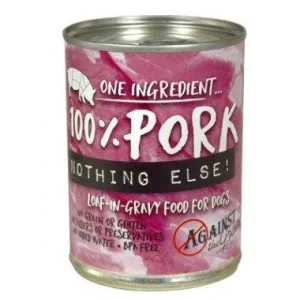 Evanger's 'Against the Grain' Nothing Else Pork Canned Dog Food - 11 oz Cans - Case of 12