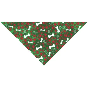 Top Performance Holiday Bones Green Bandanas