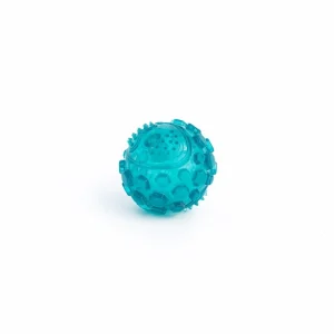 Zippy Tuff Squeaker Ball, Teal, Large, 3 Inch Diameter