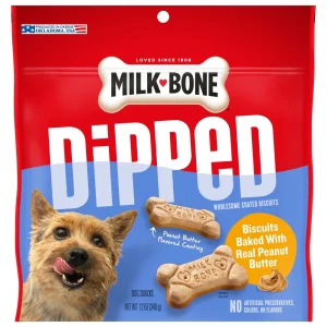 Milk-Bone Dipped Peanut Butter Baked Dog Biscuit Treats