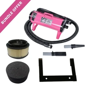 Pink K-9 II, Muffler, Wall Mount, HD Filter Set