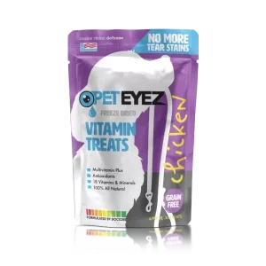 Pet Eyez Vitamin Dog Treats - Chicken - Purple, 4 x 6, 35-Count