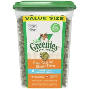 Greenies Feline Chicken Dental Cat Treats - 9.75 oz