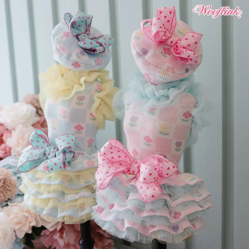 Wooflink Hi Spring Dress in Pink - Image 2