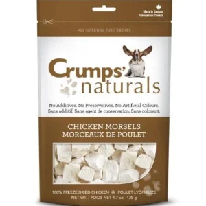 Crumps' Naturals Chicken Morsels Freeze-Dried Dog Treats - 2.3 oz Bag