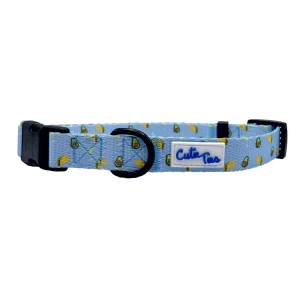 Cutie Ties Fun Design Dog Collar, Taco tuesday