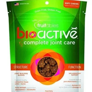 Fruitables Pet BioActive Complete Joint Care Complete Joint Care Treats Soft and Chewy Dog Treats - 6 oz Pouch