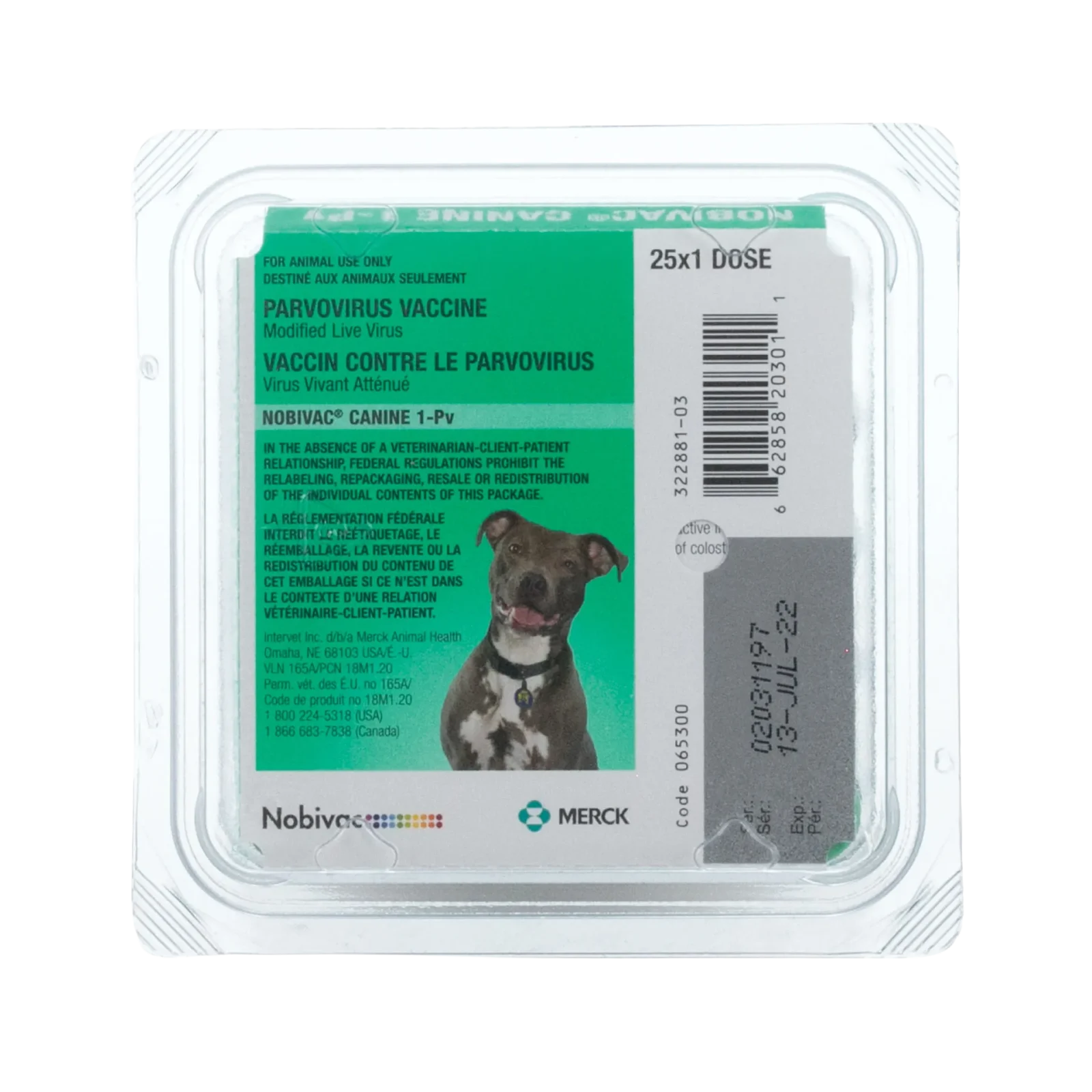 Nobivac® Canine 1-Pv, 25x1d