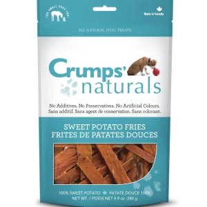 Crumps' Naturals Sweet Potato Fries Chewy Dog Treats - 3.5 oz Bag