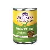 Wellness Thick & Chunky Natural Lamb & Beef Stew Canned Wet Dog Food
