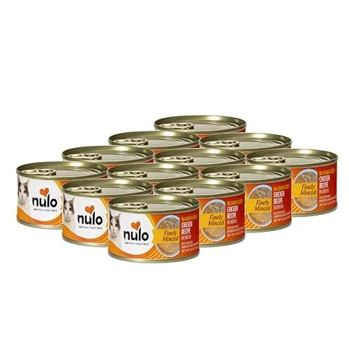 Nulo Grain-Free Finely Minced Chicken in Broth Kitten and Adult Canned Cat Food - Image 2
