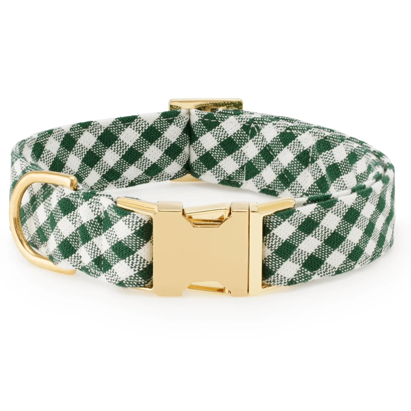 Evergreen Gingham Bow Tie Collar - Image 2