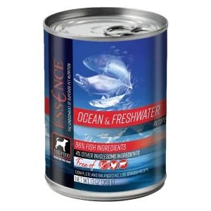 Essence Dog Ocean & Freshwater Canned Dog Food - 12/13 oz Cans - Case of 1