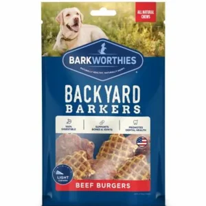 Barkworthies Backyard Barkers Beef Collagen Dog Chews