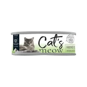 Dave's Pet Food Cats Meow Farmyard Fowl Canned Cat Food - 5.5 oz Cans - Case of 24