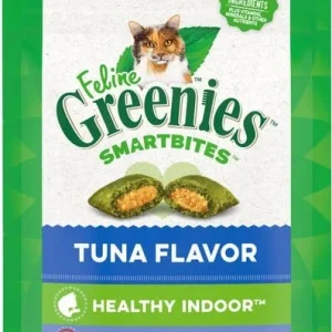 Greenies Feline SmartBites Indoor Healthy Tuna Dental Cat Treats - 4.6 oz