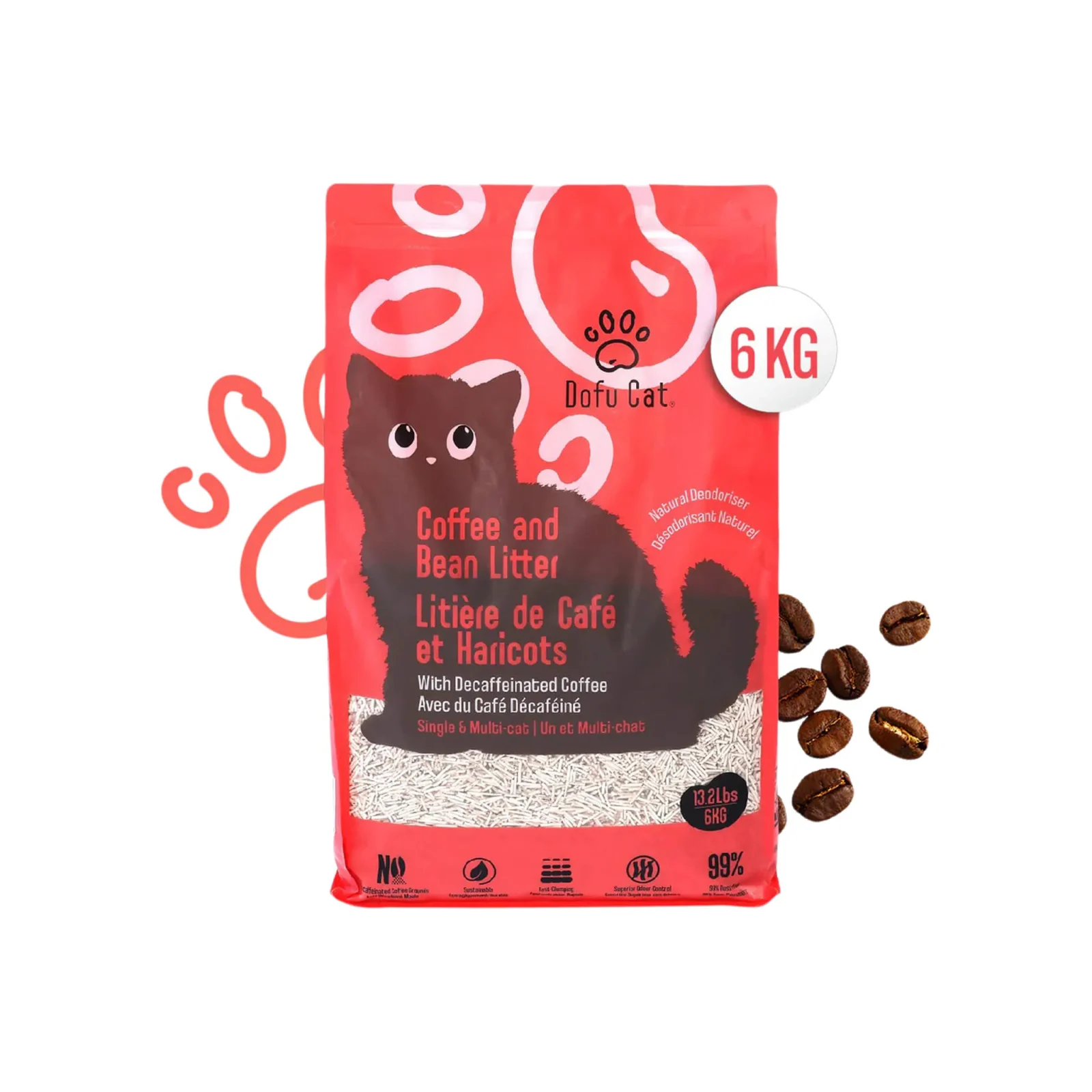 Dofu Cat Coffee & Bean Tofu Litter - Image 2