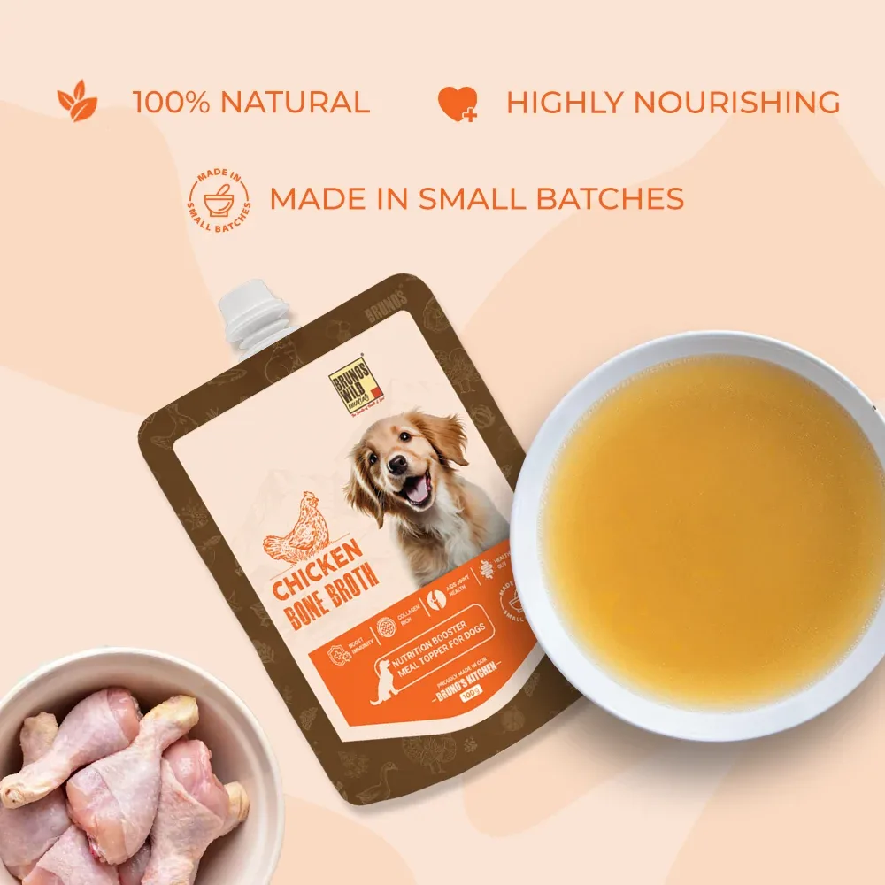Bruno's Wild Essentials Chicken Bone Broth for Dogs - Image 2
