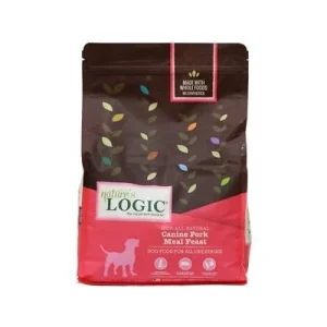 Nature's Logic Original Pork Dry Dog Food - 4.4 lb Bag