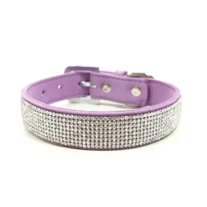 VIP Bling Collar in Purple