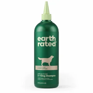 Earth Rated 3-in-1 Dog Shampoo Double Coat 16 oz