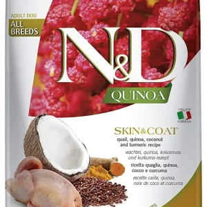 Farmina N&D Quinoa Skin & Coat Quail Dry Dog Food - 15.4 lb Bag