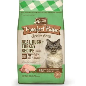 Merrick Purrfect Bistro Grain-Free Duck & Turkey Recipe Dry Cat Food - 12 lb Bag