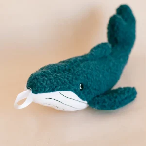 WINSTON THE BLUE WHALE FLEECE DOG TOY