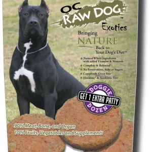 OC Raw Frozen Foods Rabbit & Produce Meaty Rox Raw Frozen Dog Food - 7 lb Bag