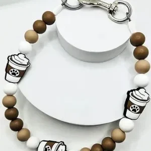 Puppuccino Beaded Pet Collar