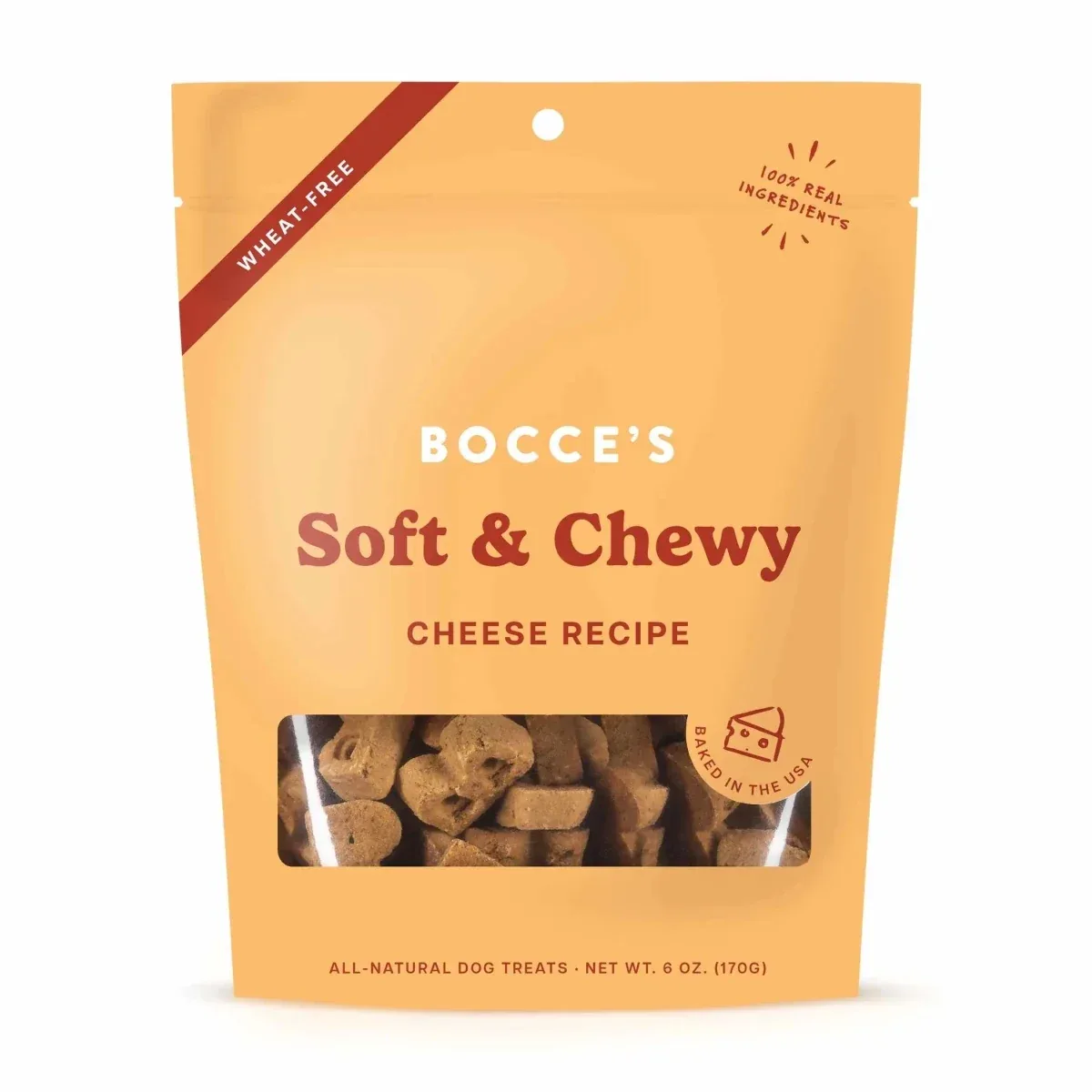 Bocce's Bakery Cheese Soft & Chewy Dog Treats 6 oz