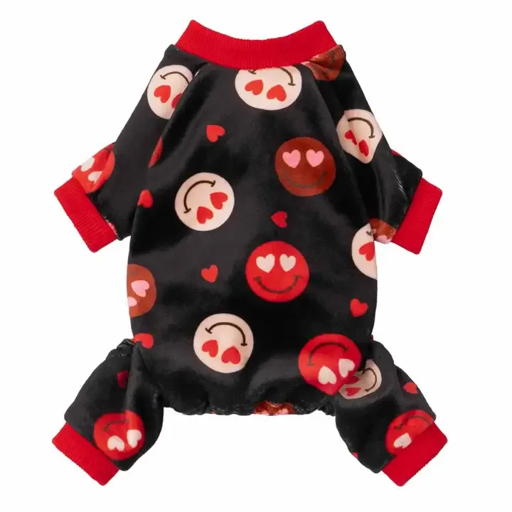 Heart-Eyes Smile Dog Pajamas