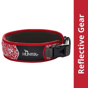 Hunter Divo Reflect Collar for Dogs (Red)