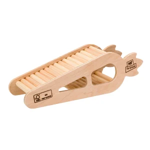 ARCADE CARROT Wooden hamster toy